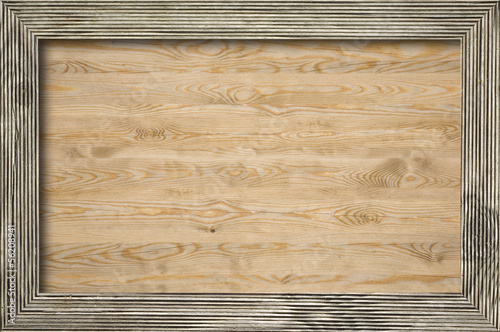 Blank billboard in wooden f...