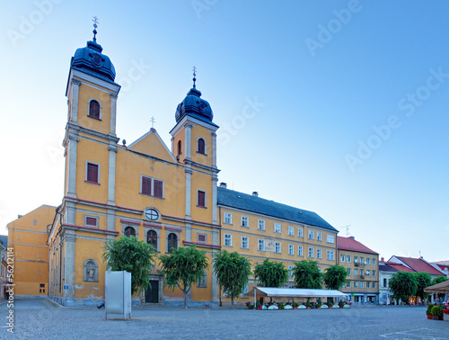 Piaristic church of St. Frantiska Xavarskeho in Trencin, Slovaki