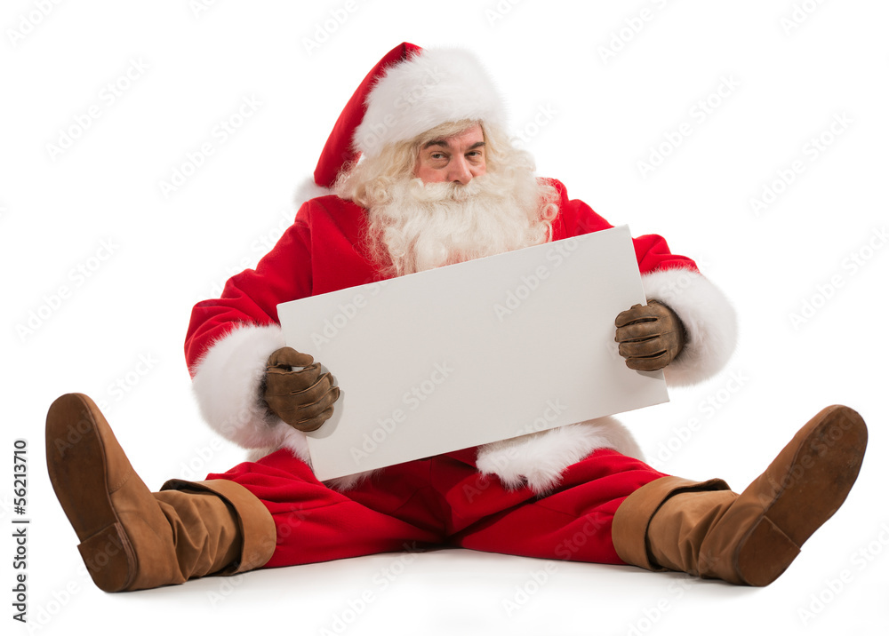 © Milles Studio - Santa Claus holding Banner