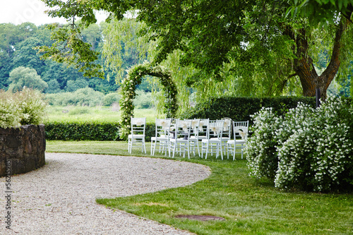 Cuadro en lienzo Place for wedding ceremony