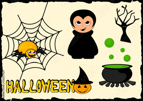 halloween cartoon icons