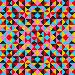 Keuken achterwand Zigzag Vector abstract geometric background, colorful  © oxanaart