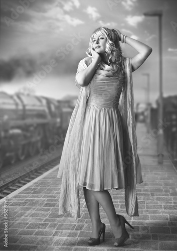 Фотография waiting for the lover / black&white 05