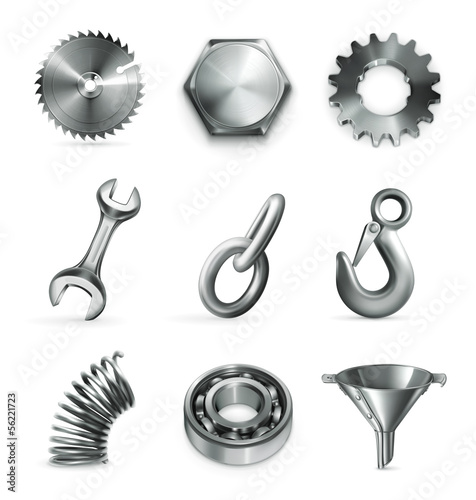 Industry, set of icons