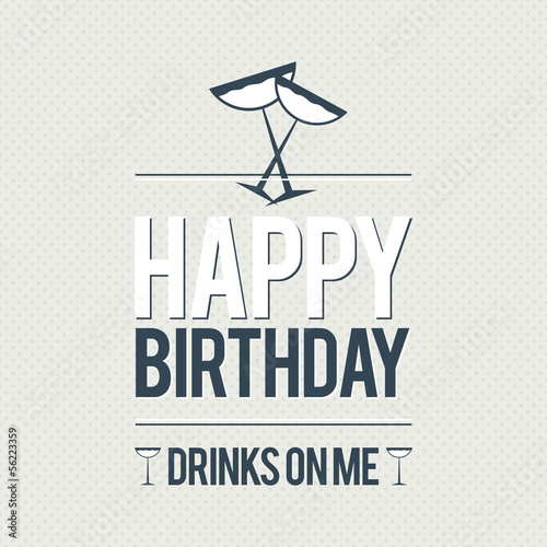 Happy Birthday Free Drinks