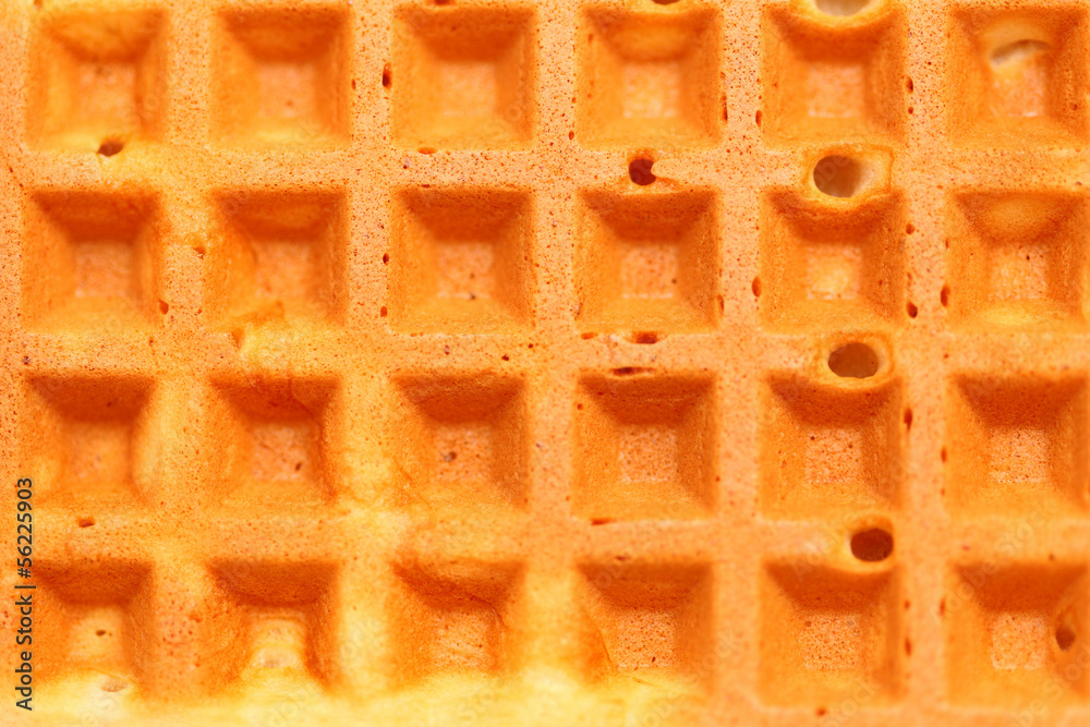 Sweet belgian waffles as background Sweet belgian waffles as background