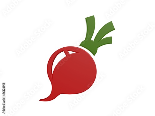 red radish symbol photo