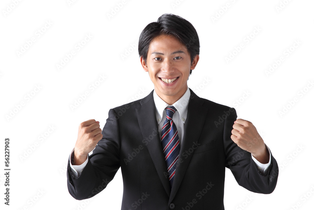 ビジネスマン ガッツポーズ ビジネスマン ガッツポーズ