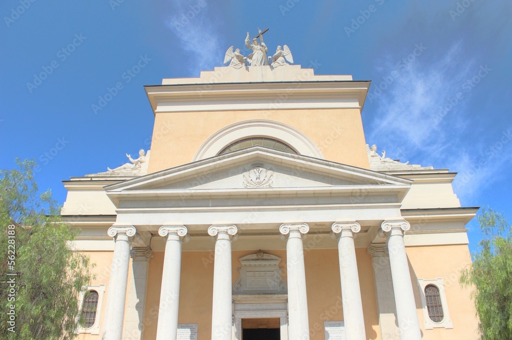 Fototapeta premium Église Saint Jean-Baptiste le voeu de Nice