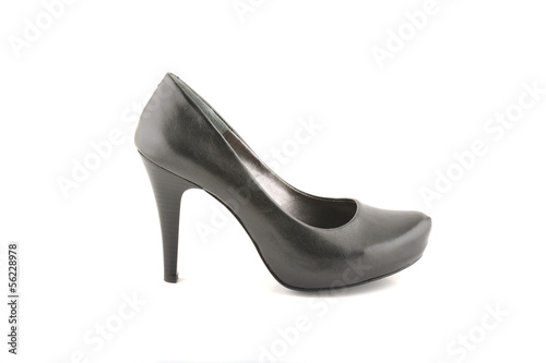 Woman black shoe
