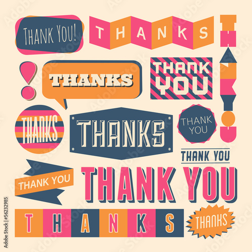 Thank You Design Elements