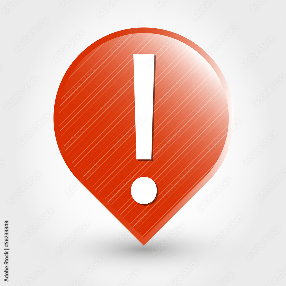 red attention bubble