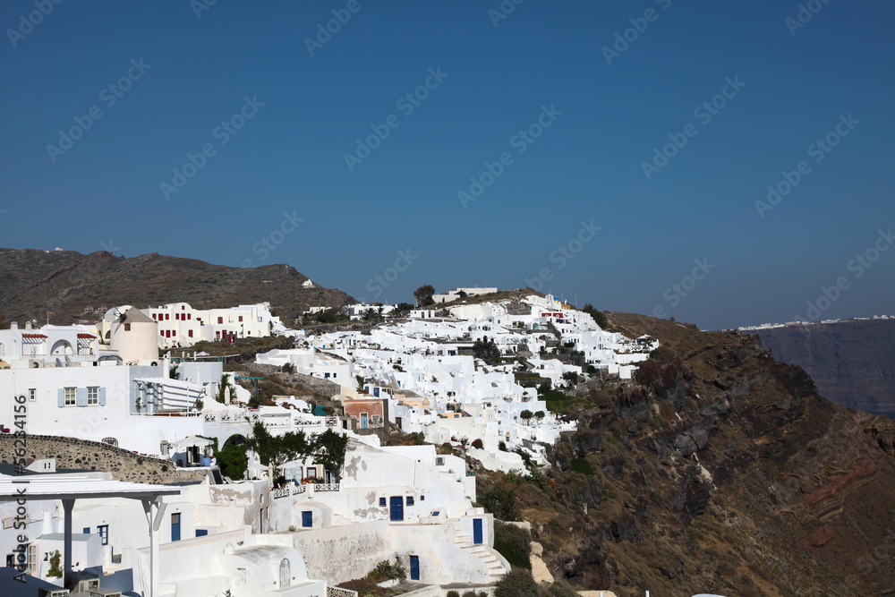 Santorini islands in the Cyclades