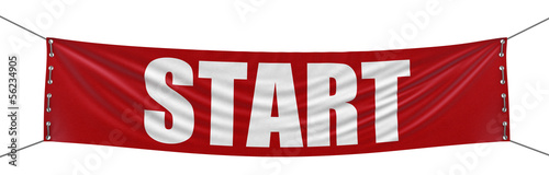 Start Banner (clipping path included) photo