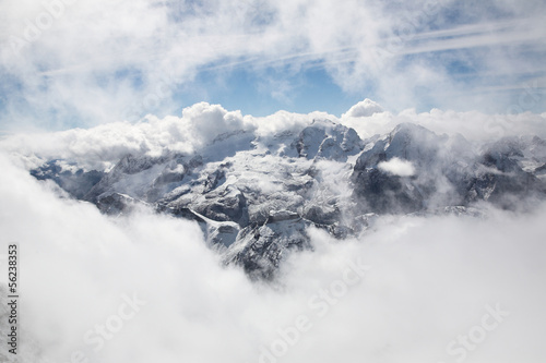 Italian Dolomites - winter landscape