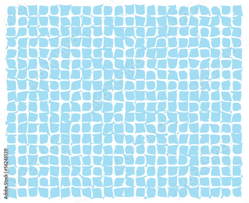 abstract blue deformed squares