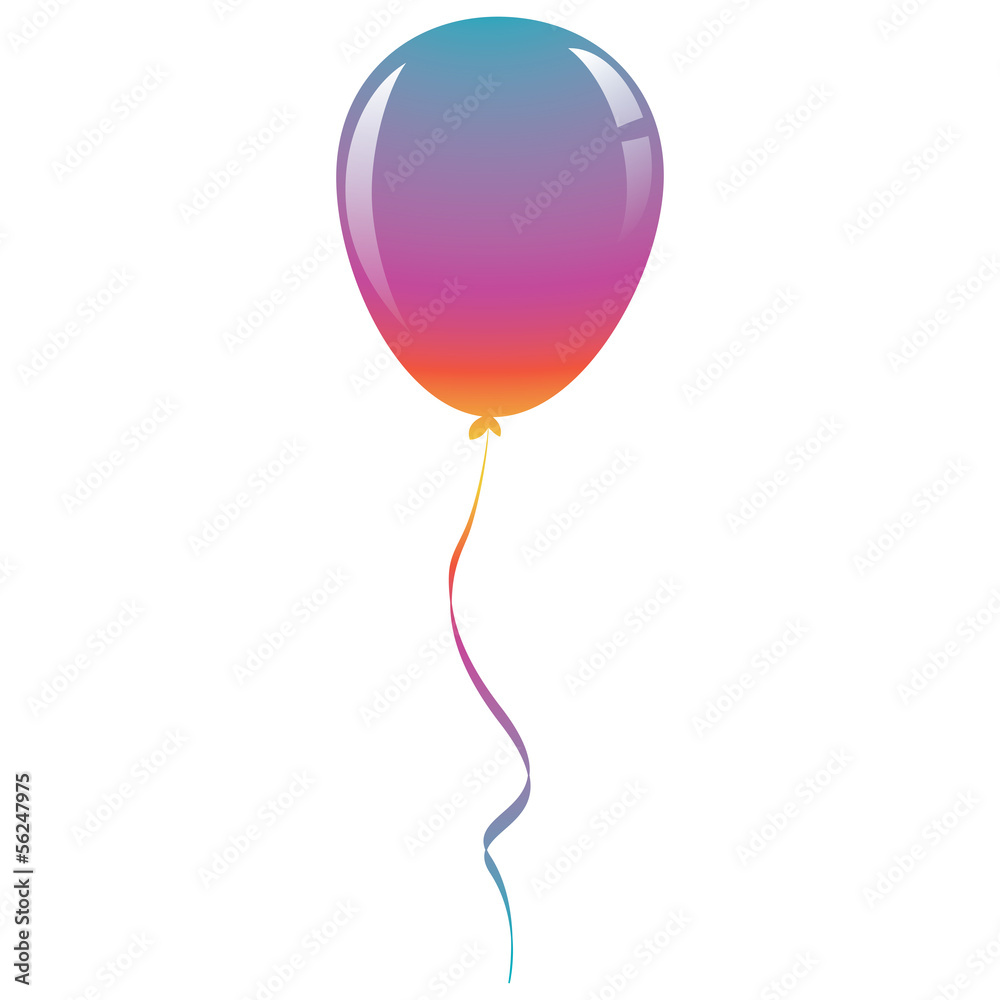dream sky balloon ribbon fantasy isolated vector dream sky balloon ribbon fantasy isolated vector