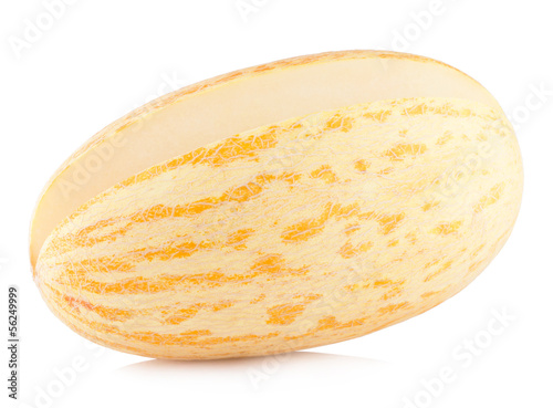 ripe melon isolated on white background