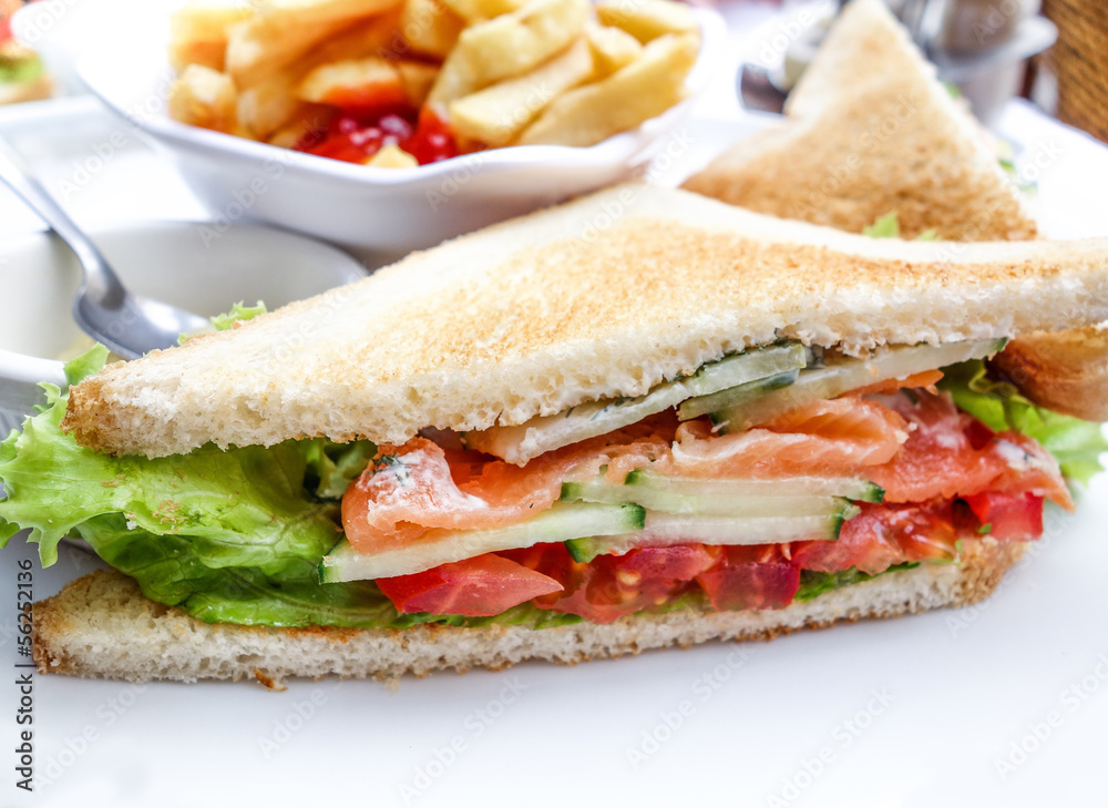 Sandwich with chicken Sandwich with chicken