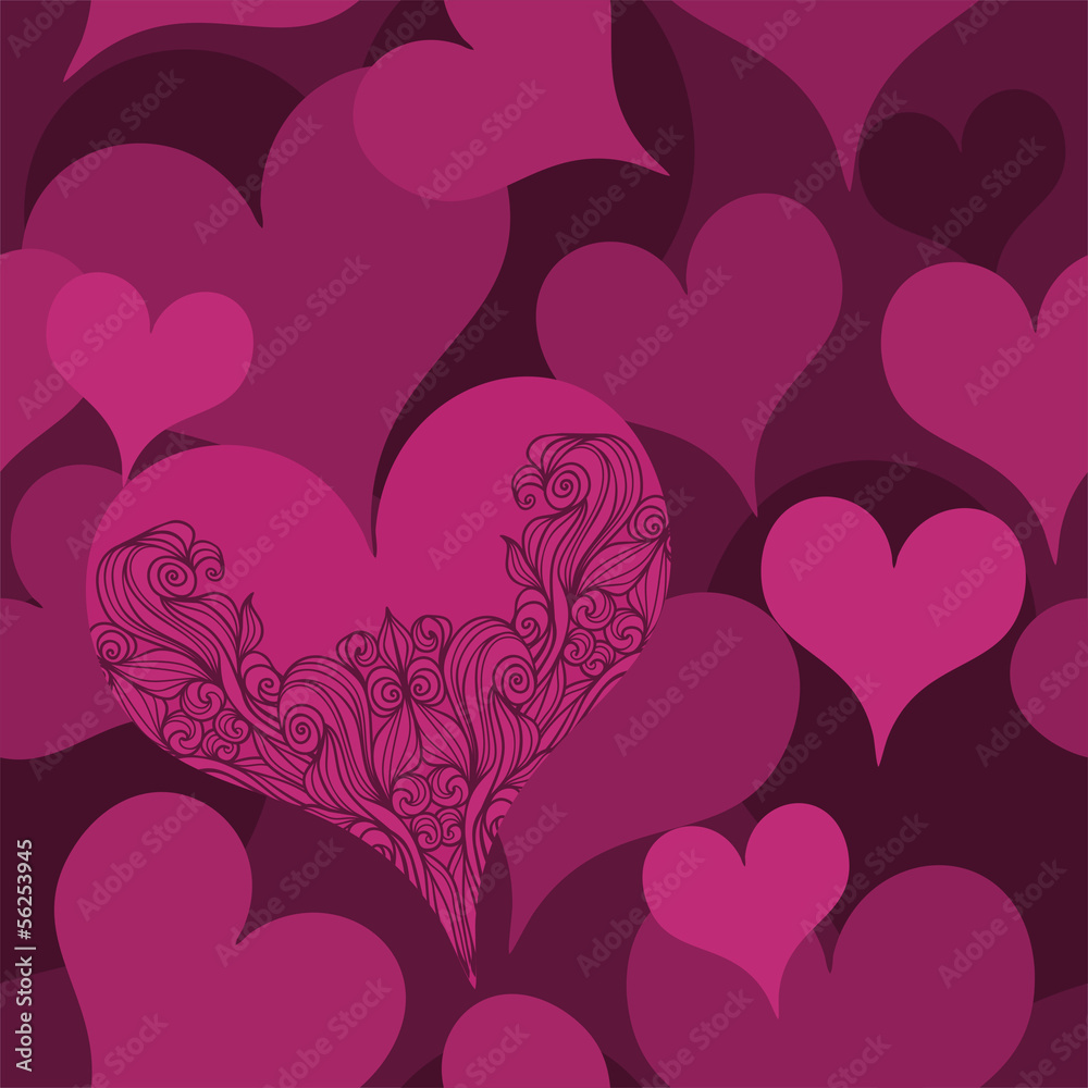 Hearts Seamless Pattern Hearts Seamless Pattern
