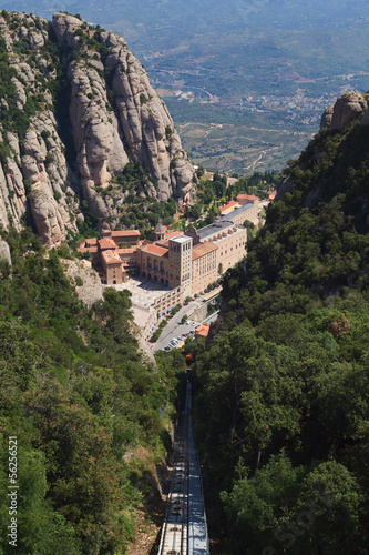 Montserrat monastery. Catalonia, Spain