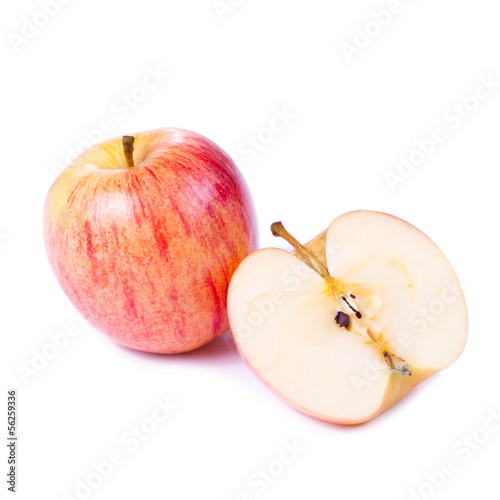 Apples isolated on a white background.