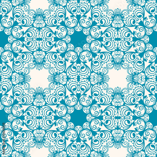 floral blue pattern