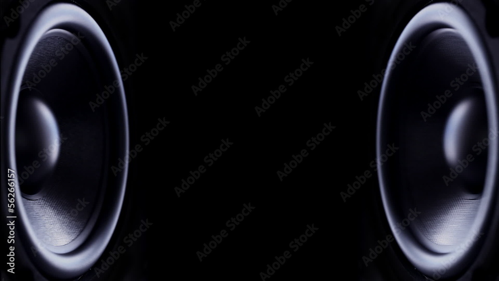 Thumping bass audio speakers
