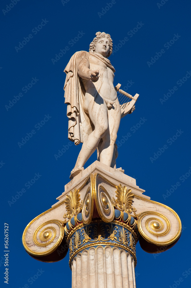 Obraz premium The statue of Apollo in Athens, Greece.