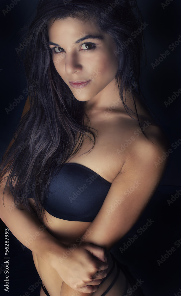 Beautiful exotic young woman