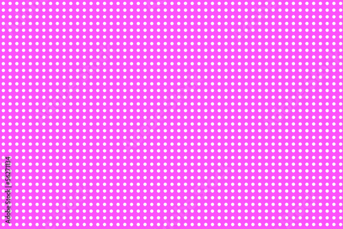 Kleine weiße Punkte auf pink Fläche