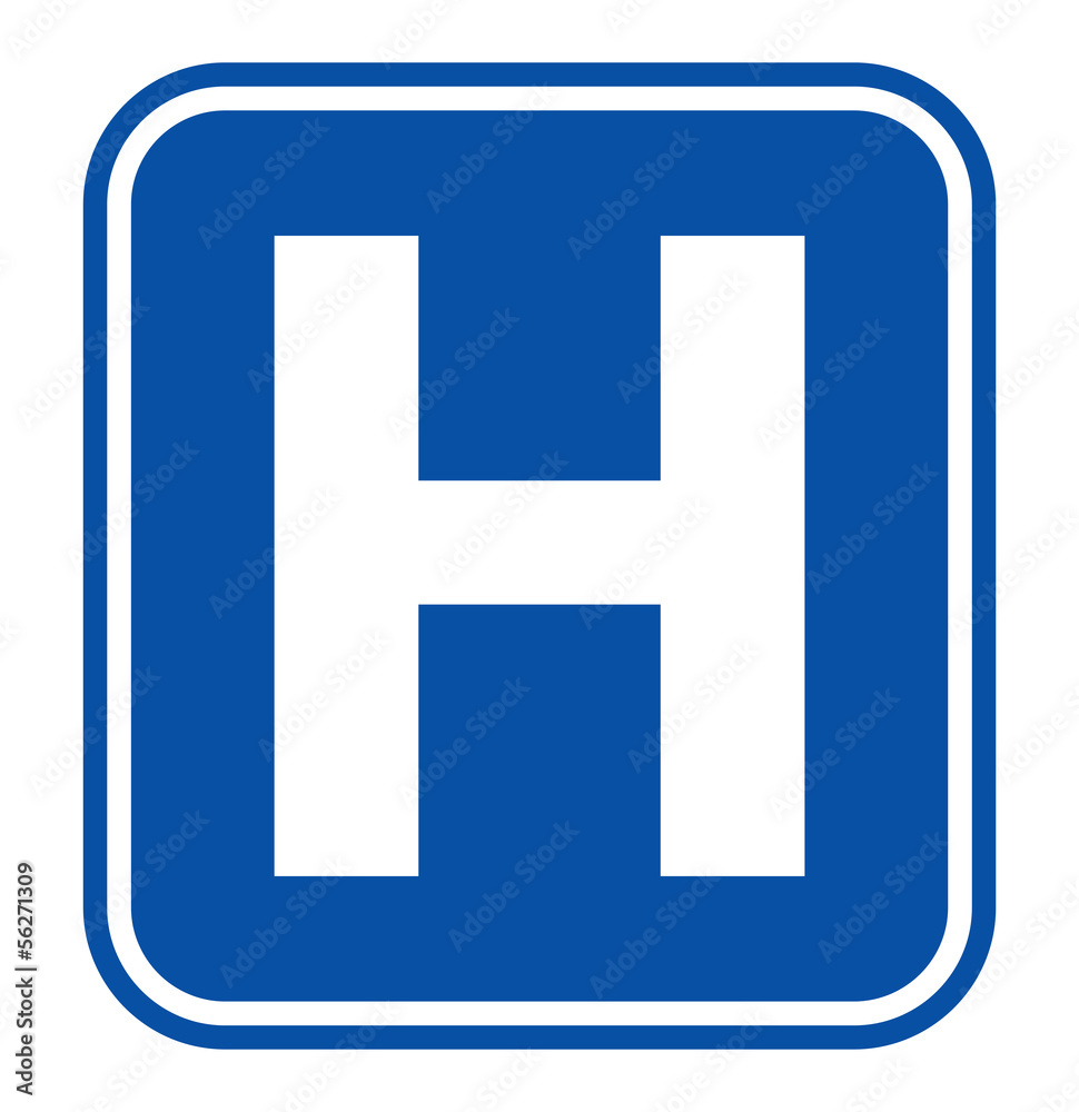 Fototapeta premium Hospital sign