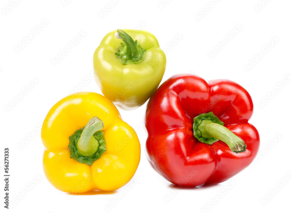 Colourful ripe peppers. Colourful ripe peppers.
