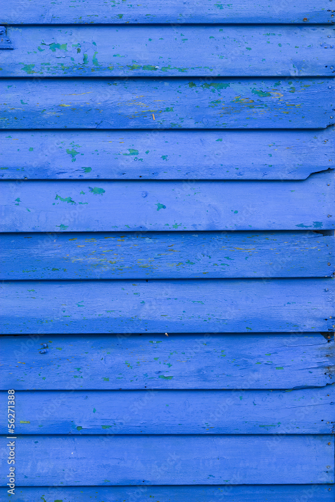 Fototapeta premium blue wooden slats