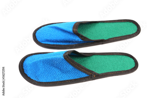 Foto Blue slippers.