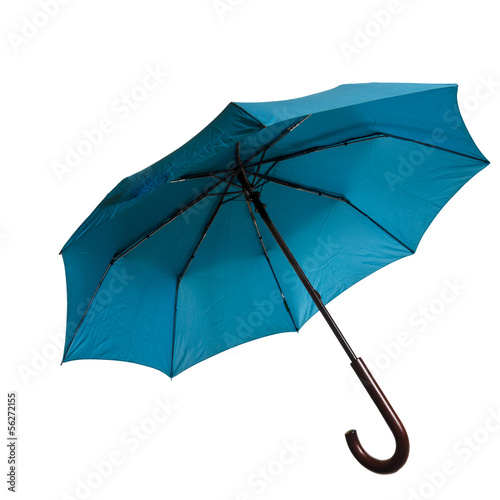 Blauer Regenschirm