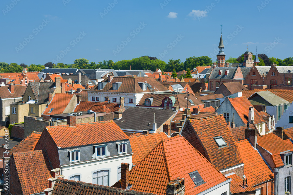 Rooftops in Bruges