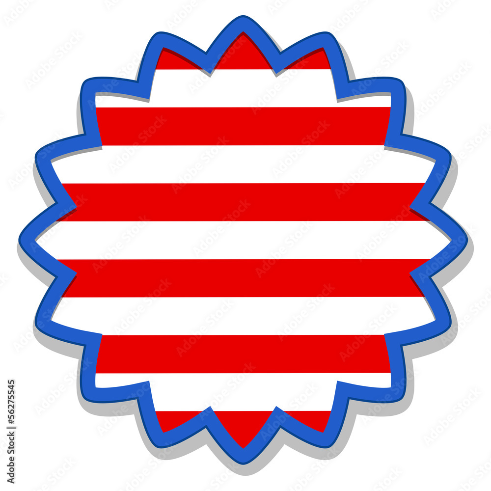 badge sticker - US 4th of July - Independence Day Vector Design badge sticker - US 4th of July - Independence Day Vector Design