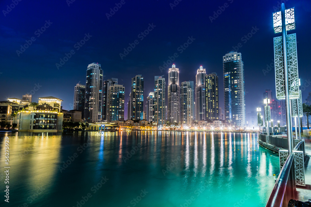 Obraz premium Dubai downtown. East, United Arab Emirates architecture