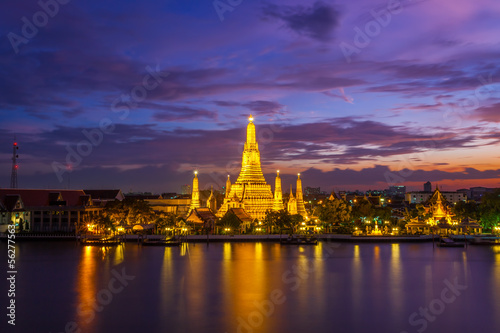 The beautiful landscape at Wat Pho , Bangkok,Thailand
