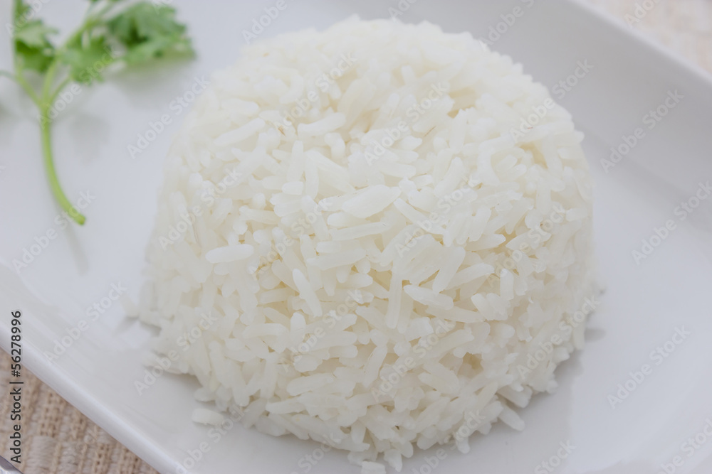 Cooked rice Cooked rice
