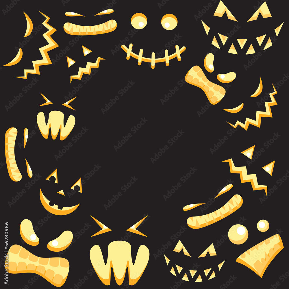monster faces monster faces