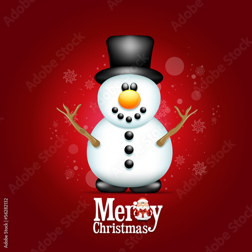 Merry Christmas postcard
