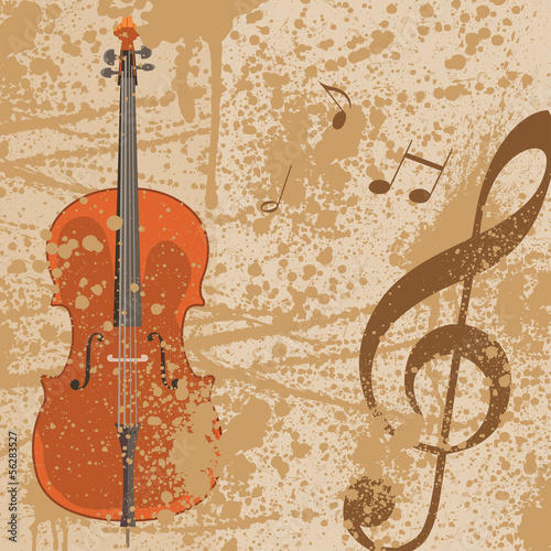 Hintergrund Musik Noten Notenschlüssel Vektor