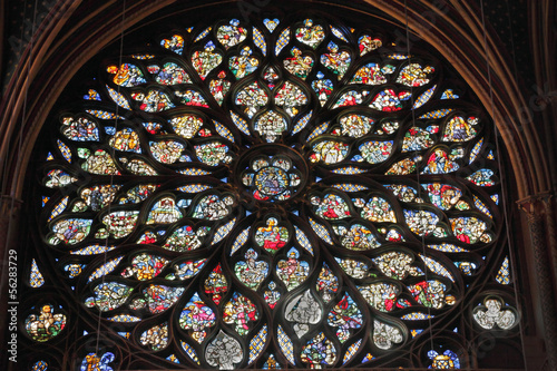Rose window of the Sainte Chapelle