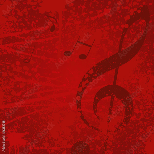 Hintergrund Musik Noten Notenschlüssel Vektor