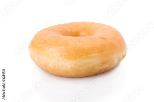 Doughnut or donut isolated on white background