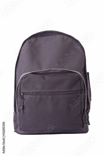 School bag isolated on a white background.