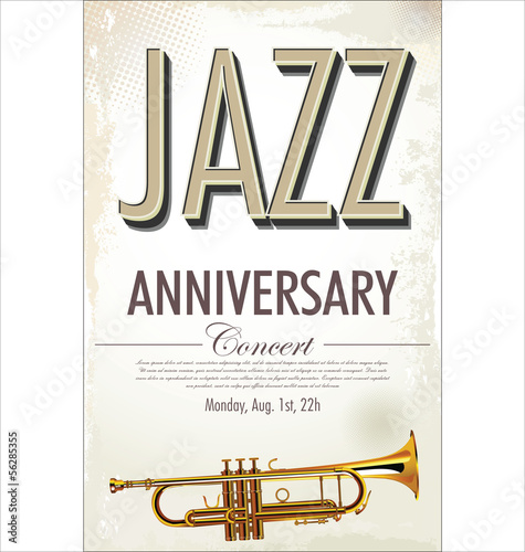 Jazz concert poster