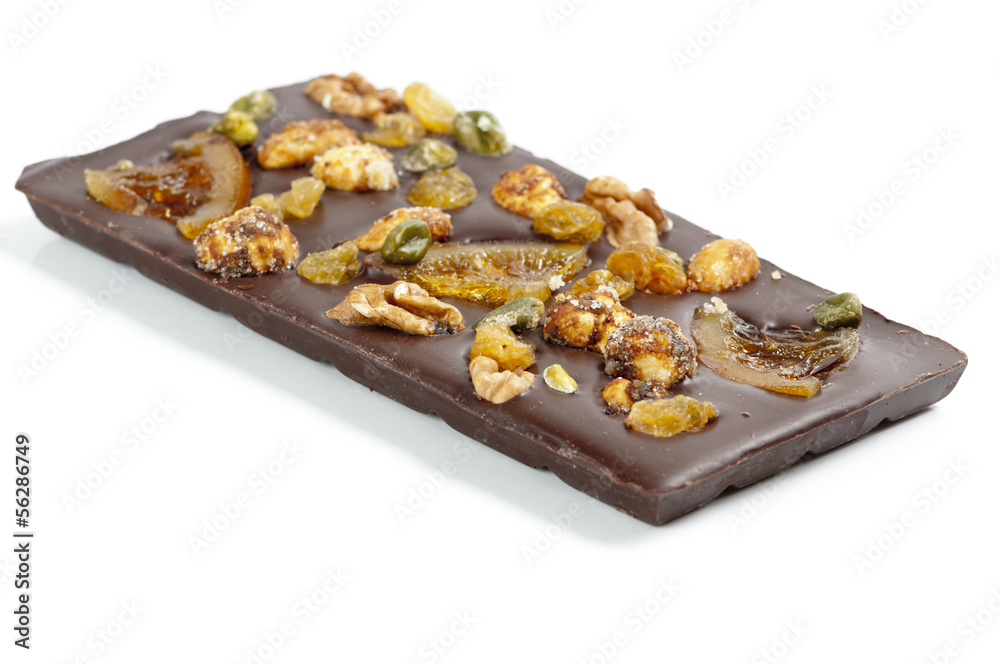 Tablbette chocolat mendiant Tablbette chocolat mendiant